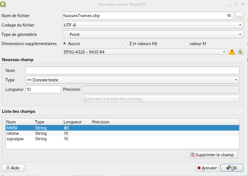 Nouvelle couche nouvelle Couche